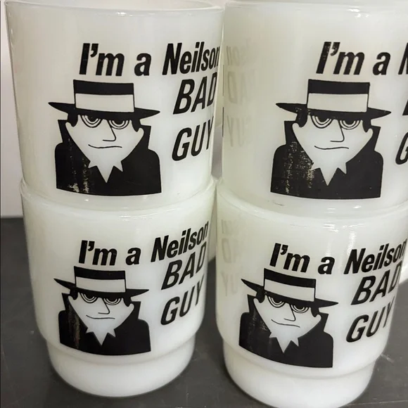 Set of 5 vintage Anchor Hocking Fire King advertising mugs - Picture 9 of 10